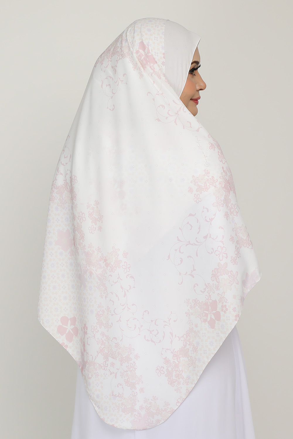 Instant Printed Khamsiyyah Creamy Pink