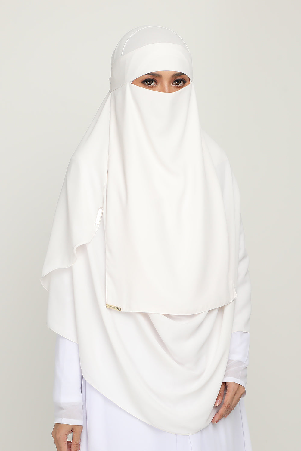As-Is Niqab Milky White