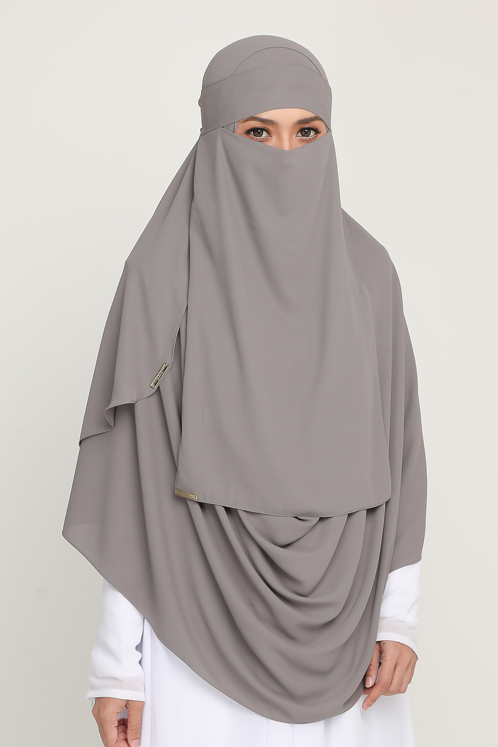Niqab Terry Grey