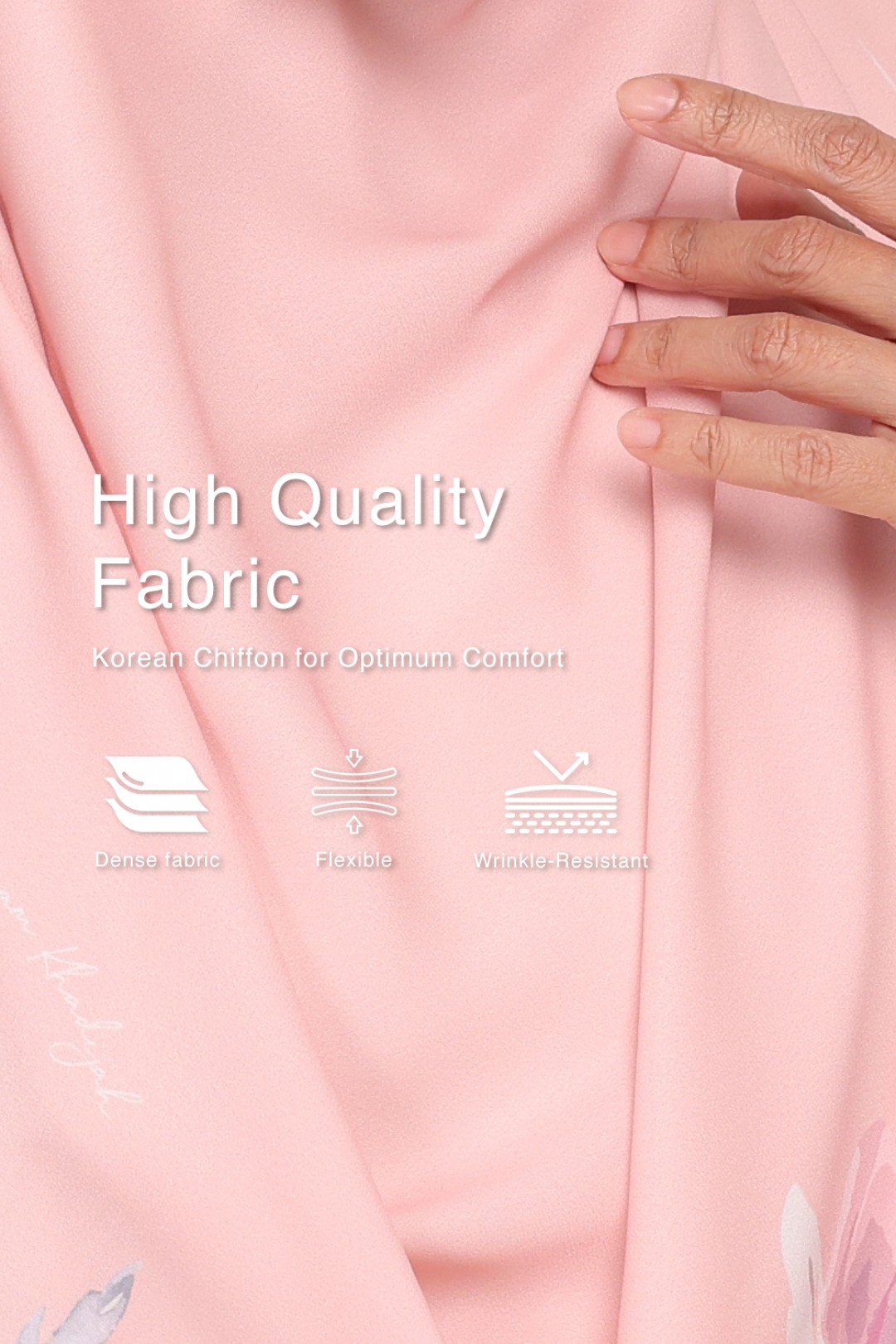 Long Shawl Printed Karya Beaver Brown