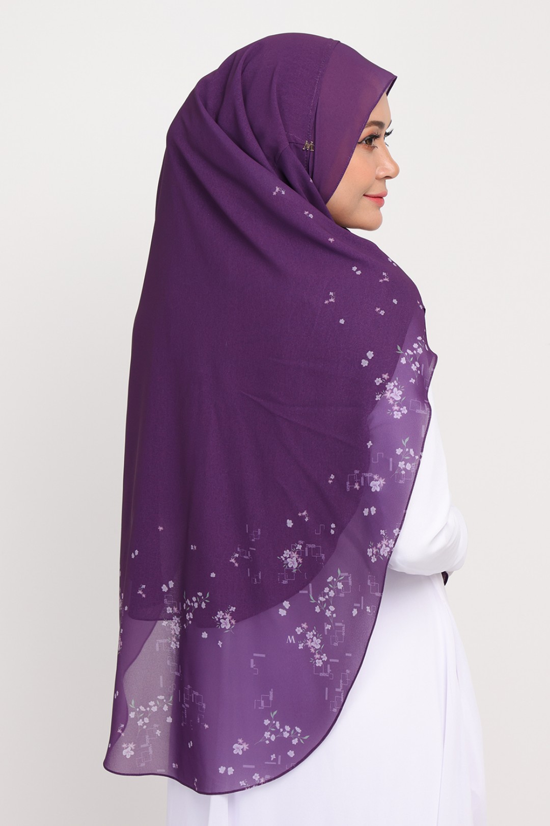 [AS-IS] Umma Printed 2-Layer Dark Orchid