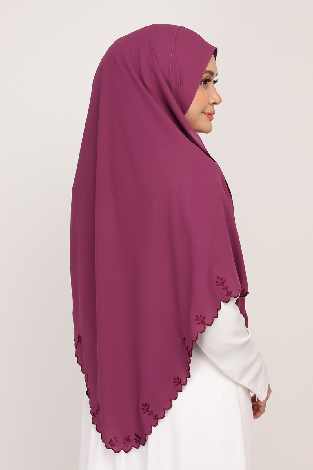[AS-IS]- Shawl Sulam Magenta Blush