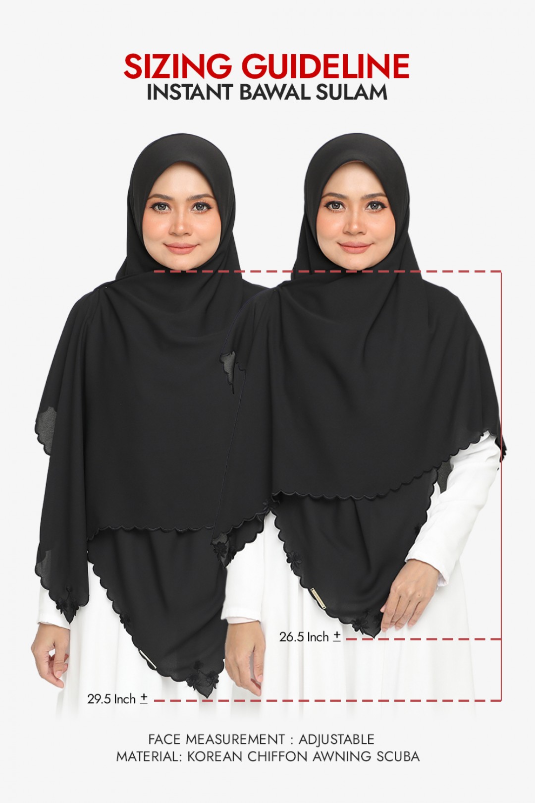[AS-IS] - Instant Bawal Sulam Pearly White