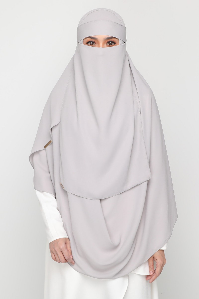 [AS-IS]-Niqab Rhino Grey