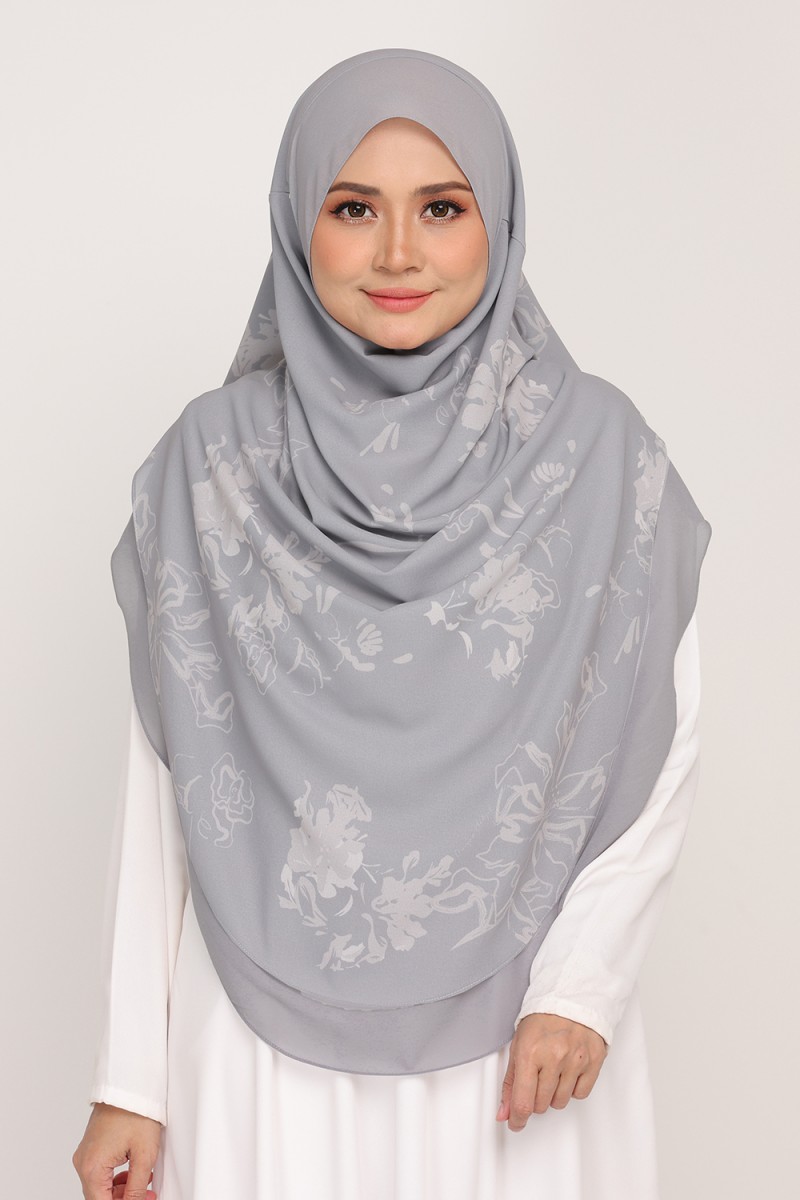 [AS-IS]-Umma Printed 2-Layer Silver Mist