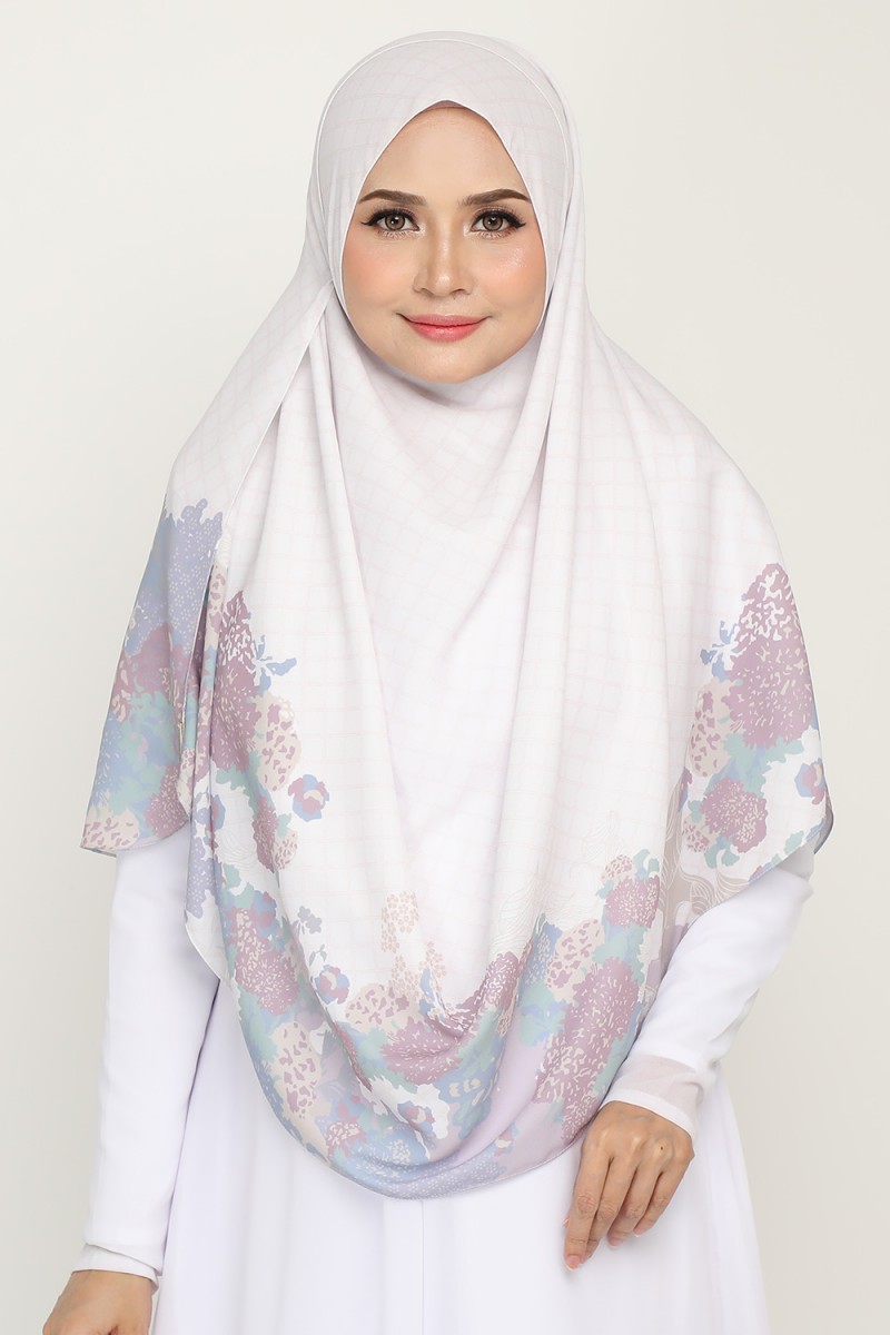 [As-Is]-Instant Printed Chandana Smoke White