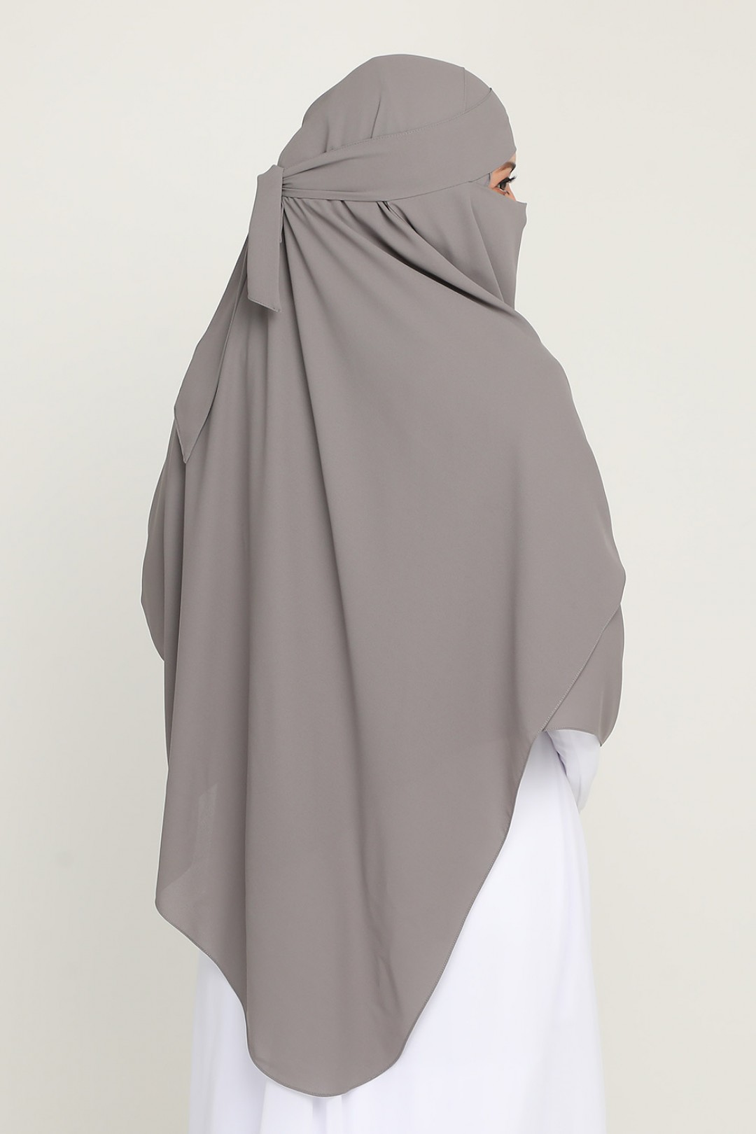 Niqab Terry Grey