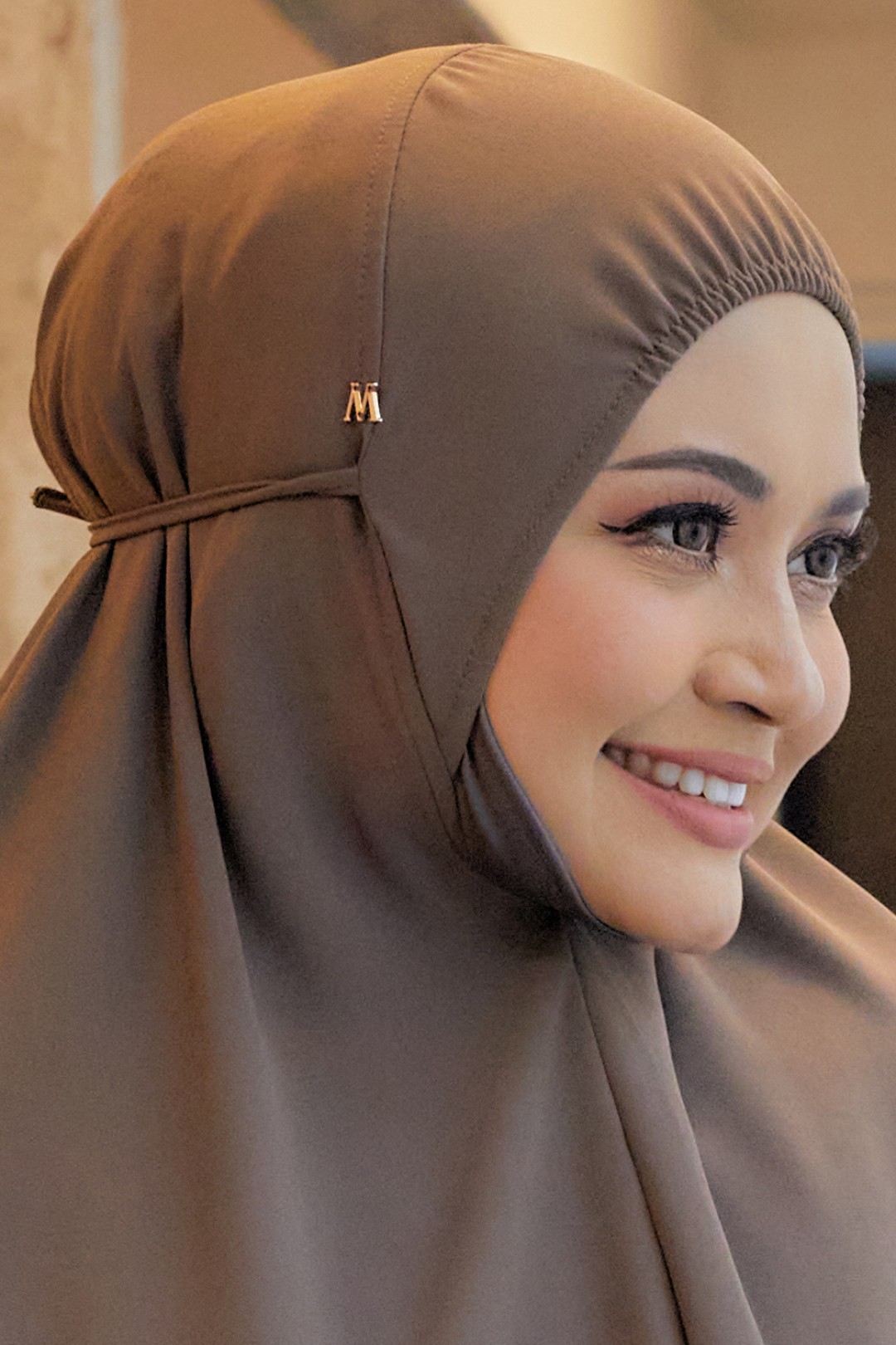 Mini Telekung Fatimah Luxe Black