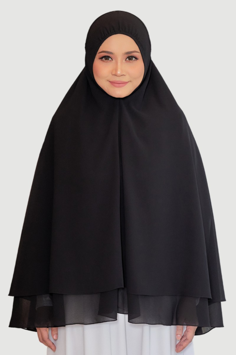 [AS-IS]-Mini Telekung Raudah Power Black
