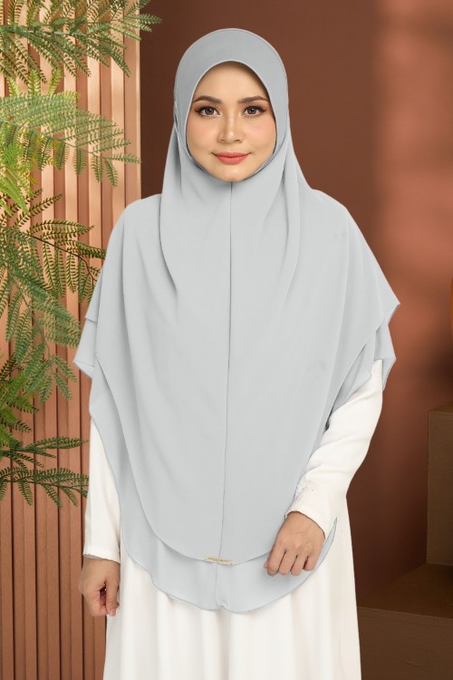 Khimar 2-Layer Rhino Grey