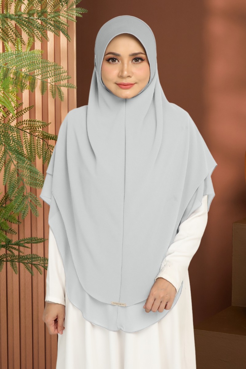 Khimar 2-Layer Rhino Grey