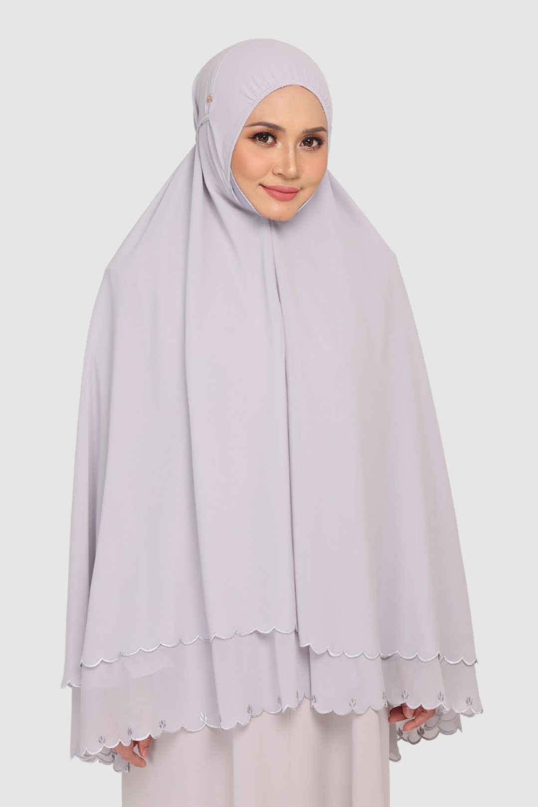 [AS-IS] Mini Telekung Fatimah Flash Grey