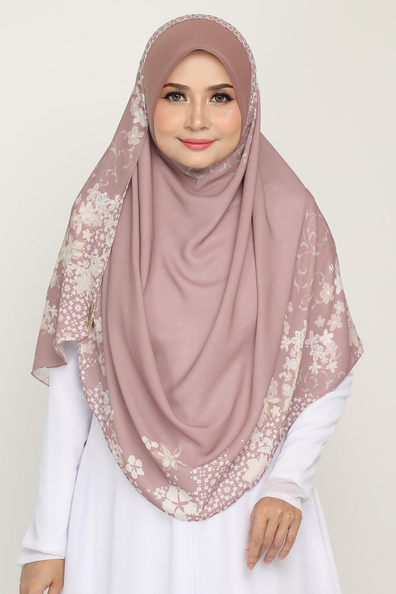 [As-Is]- Instant Printed Awning Khamsiyyah Almond Tan
