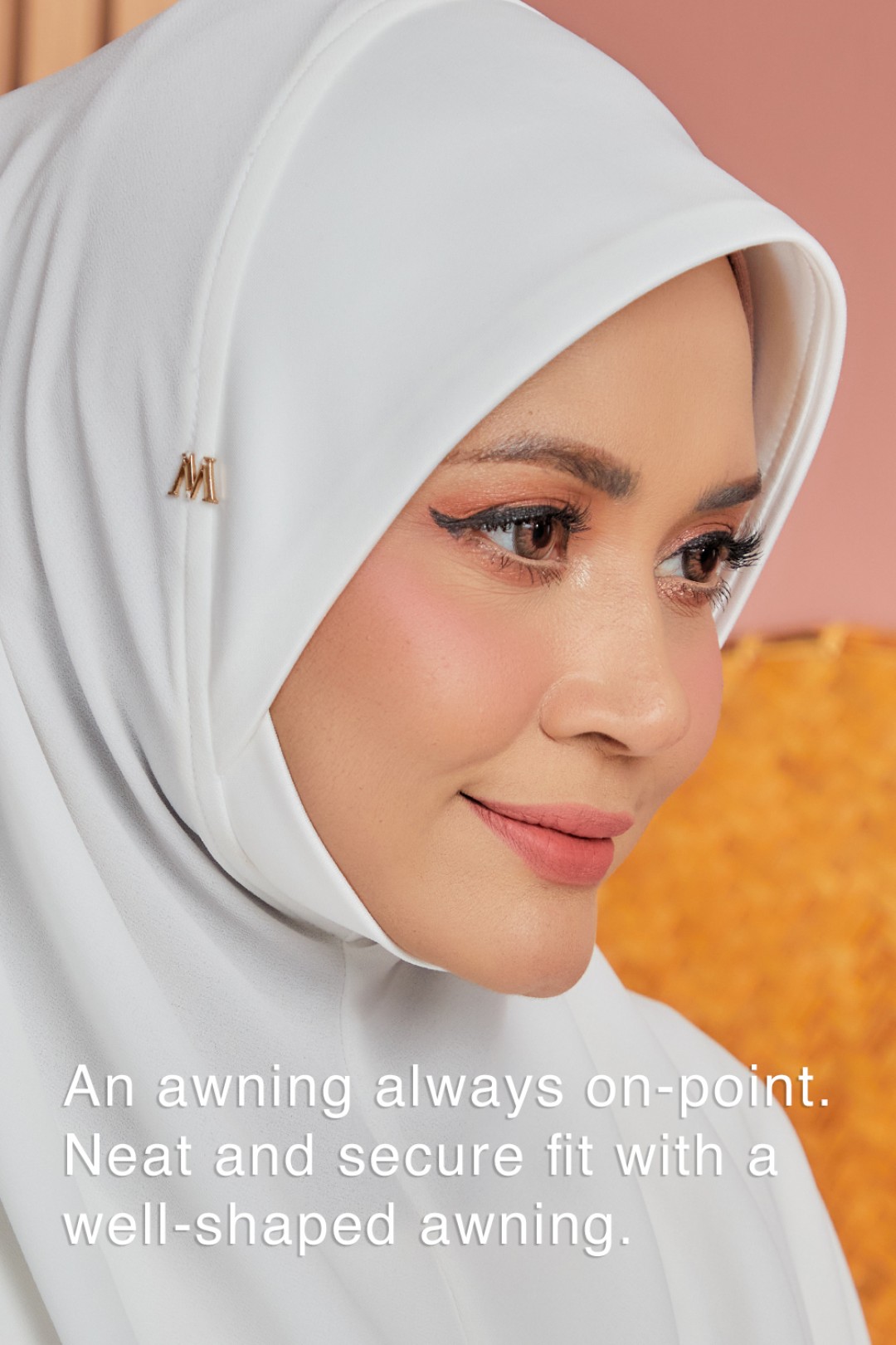 Khimar 2-Layer Thurnee Cream