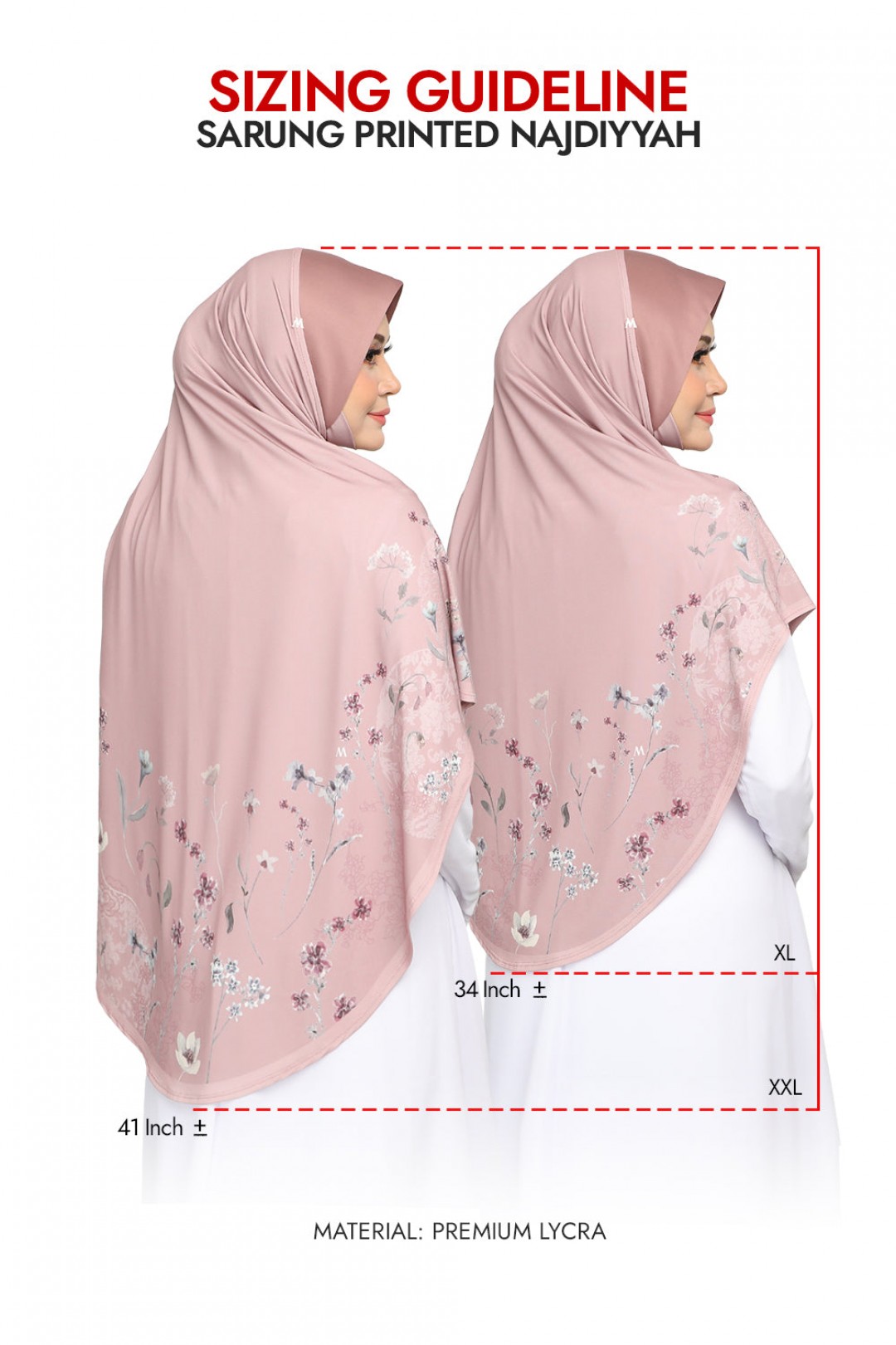 Sarung Printed Najdiyyah Air Blue