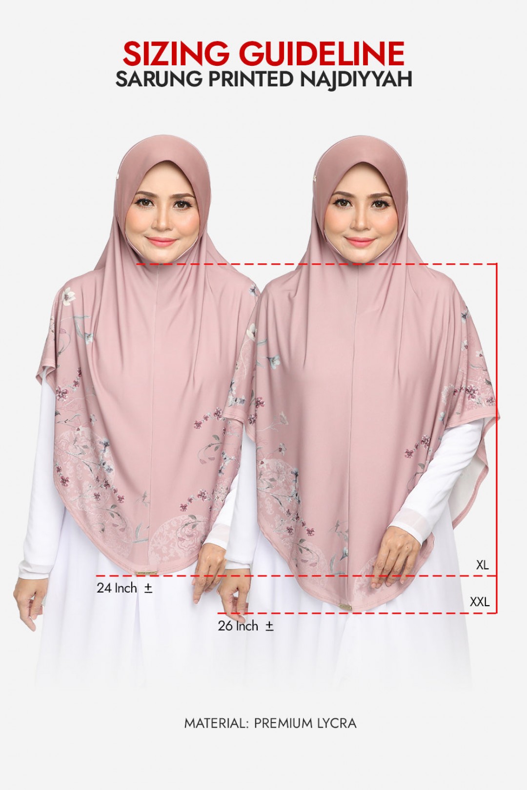 Sarung Printed Najdiyyah Jade Tea