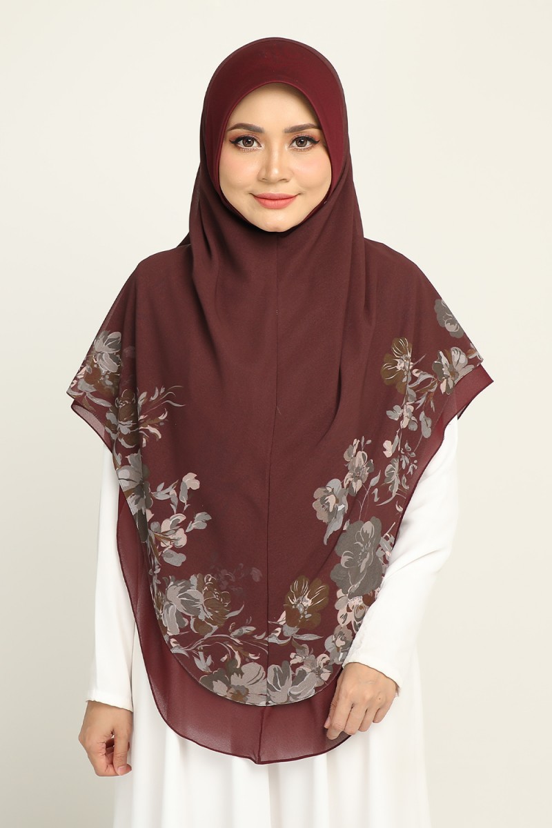 Sarung Printed Budi Cosmos Red