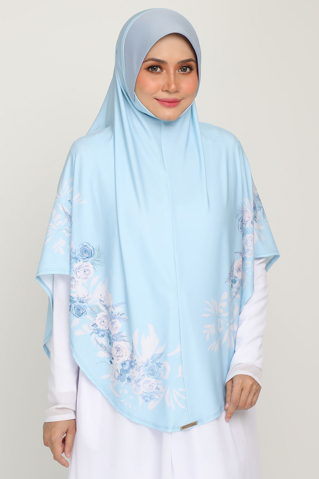 As-is Sarung Printed Zahra Crystal Blue