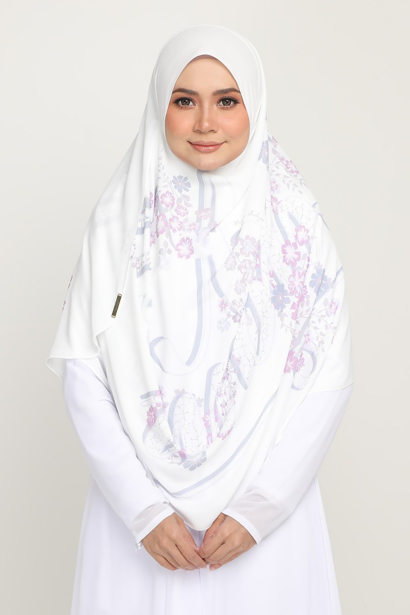 Long Shawl Signature Chalk White