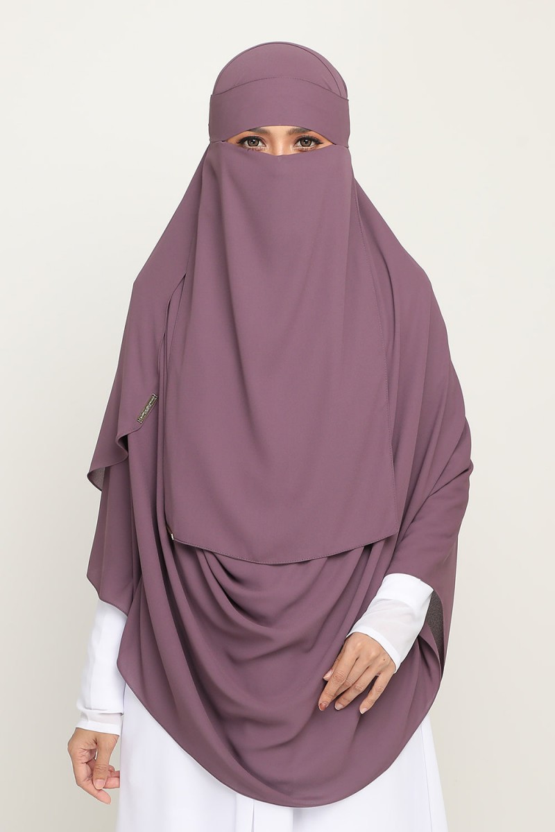 Niqab Grape Purple