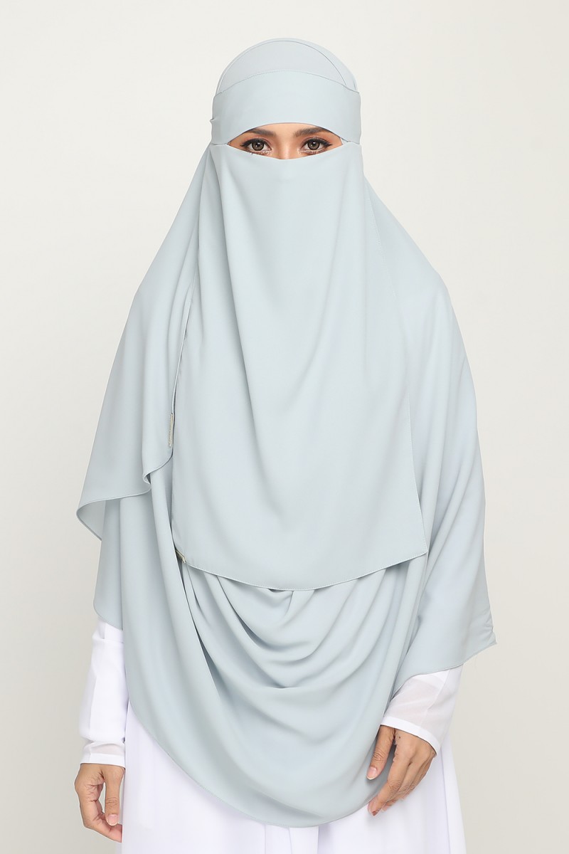 Niqab Light Grey