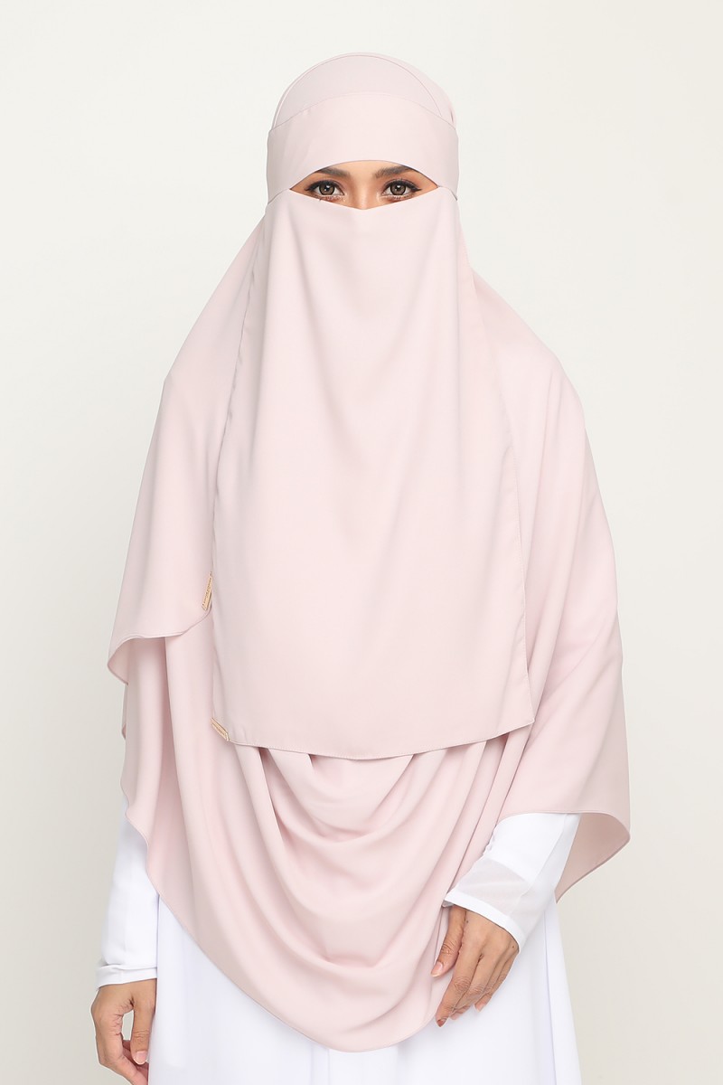 Niqab Pastel Pink