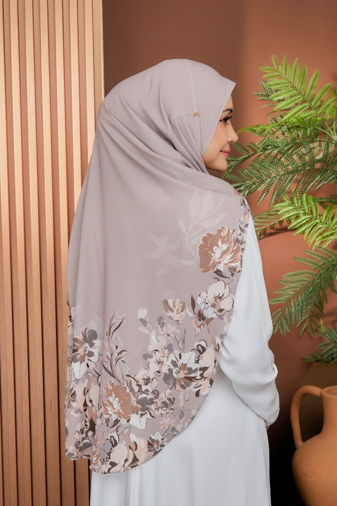 Umma Printed Budi Flax Brown