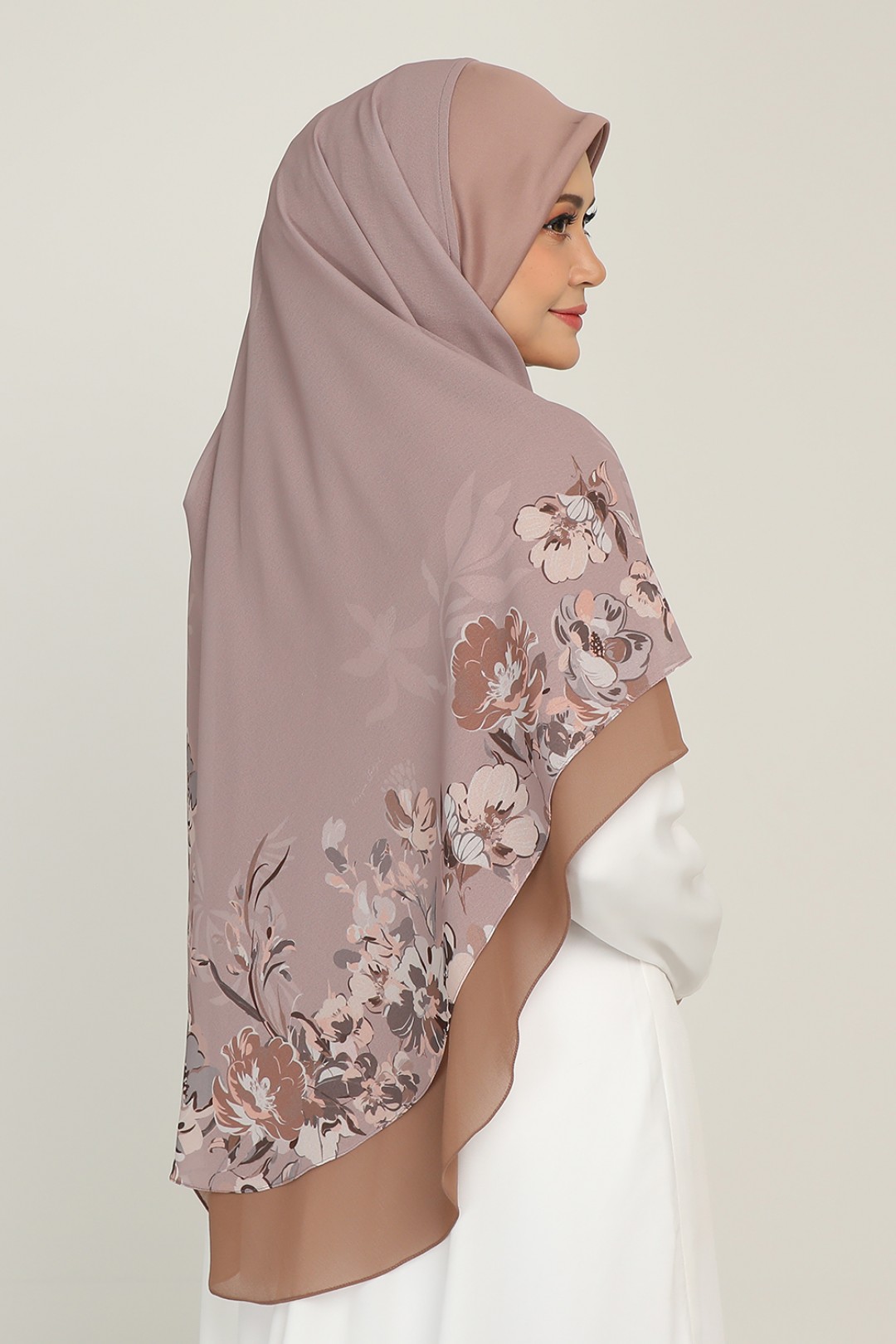 [AS-IS]-Sarung Printed Budi Flax Brown