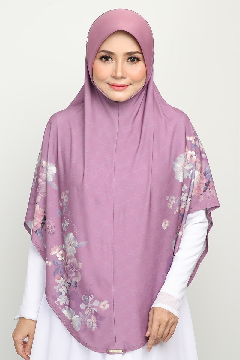 Sarung Printed Ghaniyah Iris Mauve