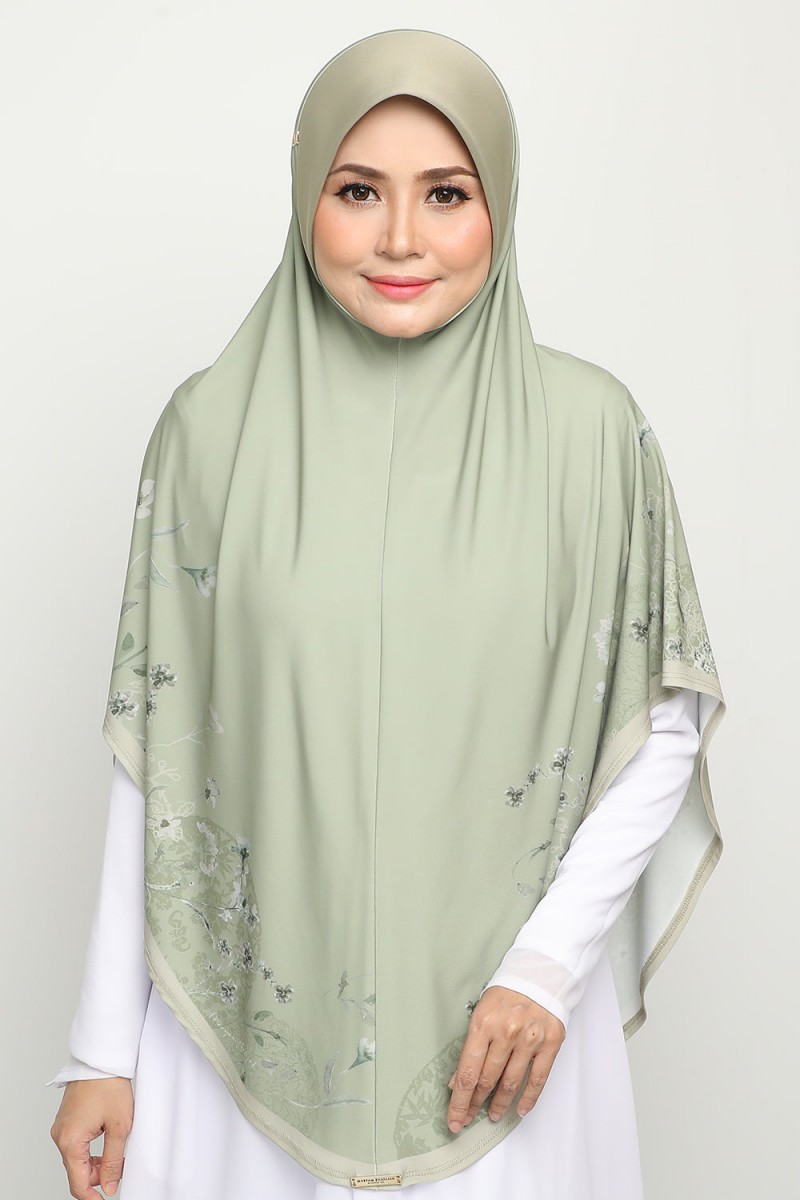 As-Is Sarung Printed Najdiyyah Jade Tea