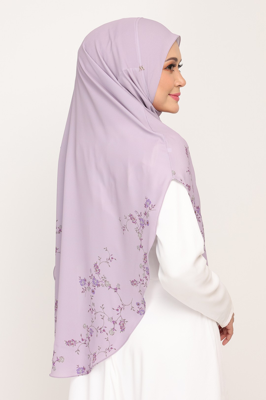[AS-IS]-Umma Printed Arwa Lilac Hustle