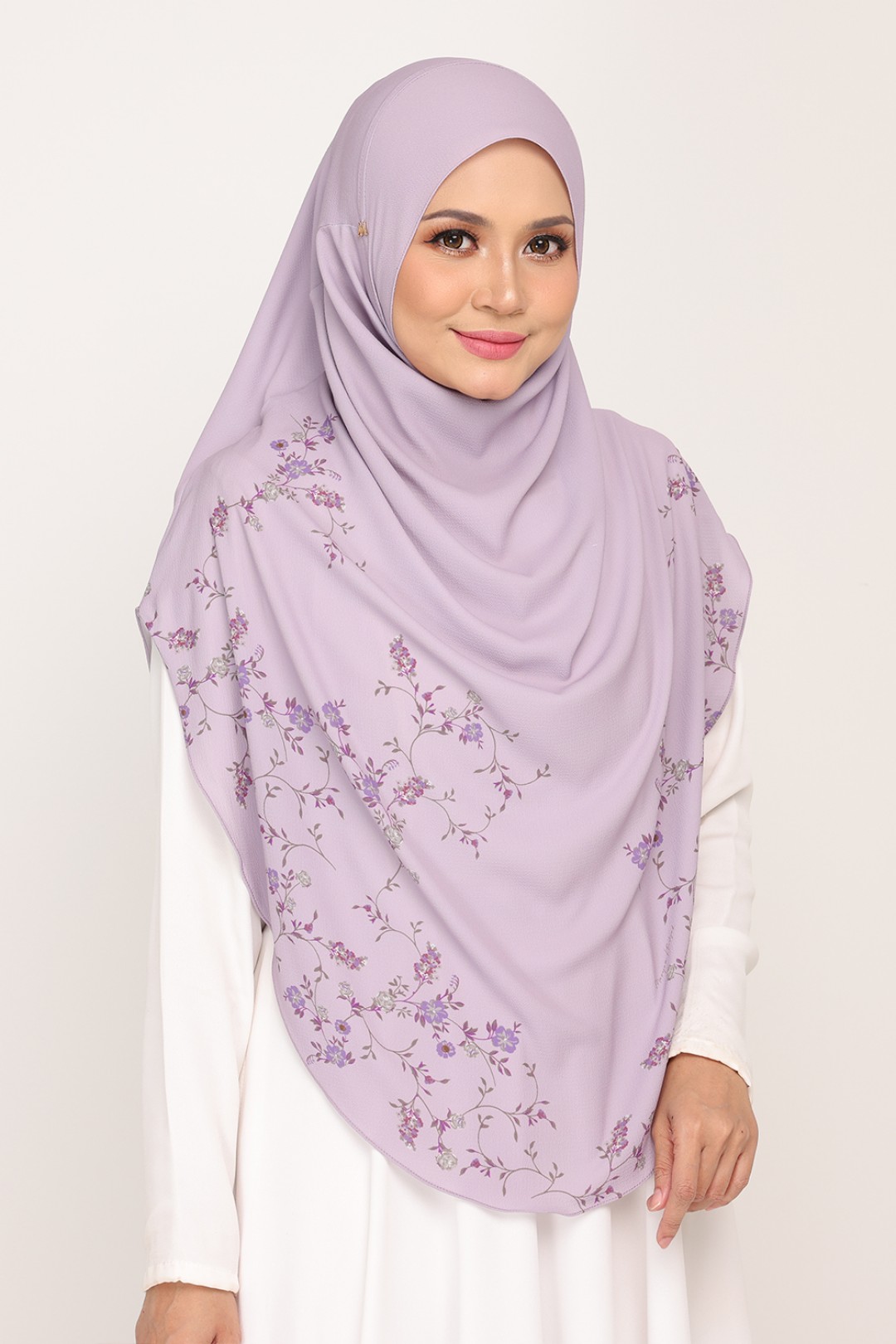 [AS-IS]-Umma Printed Arwa Lilac Hustle