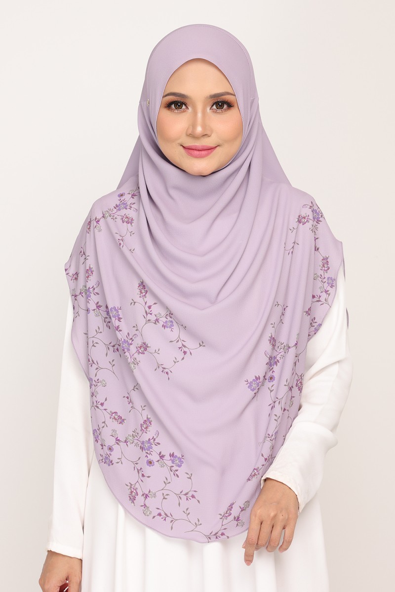 [AS-IS]-Umma Printed Arwa Lilac Hustle