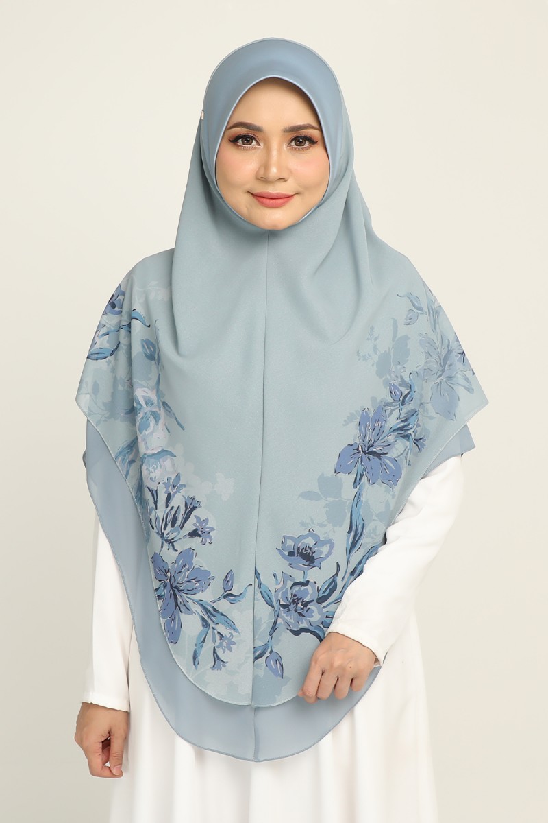 Sarung Printed Jiwa Marble Blue