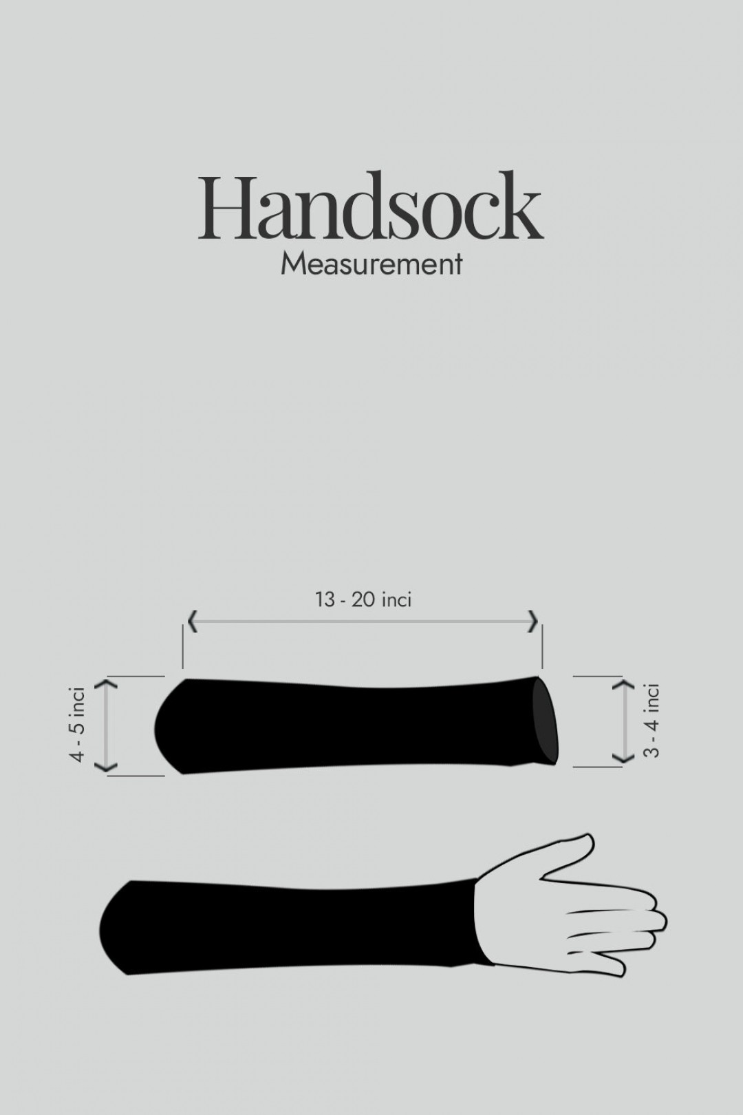 Handsock Black