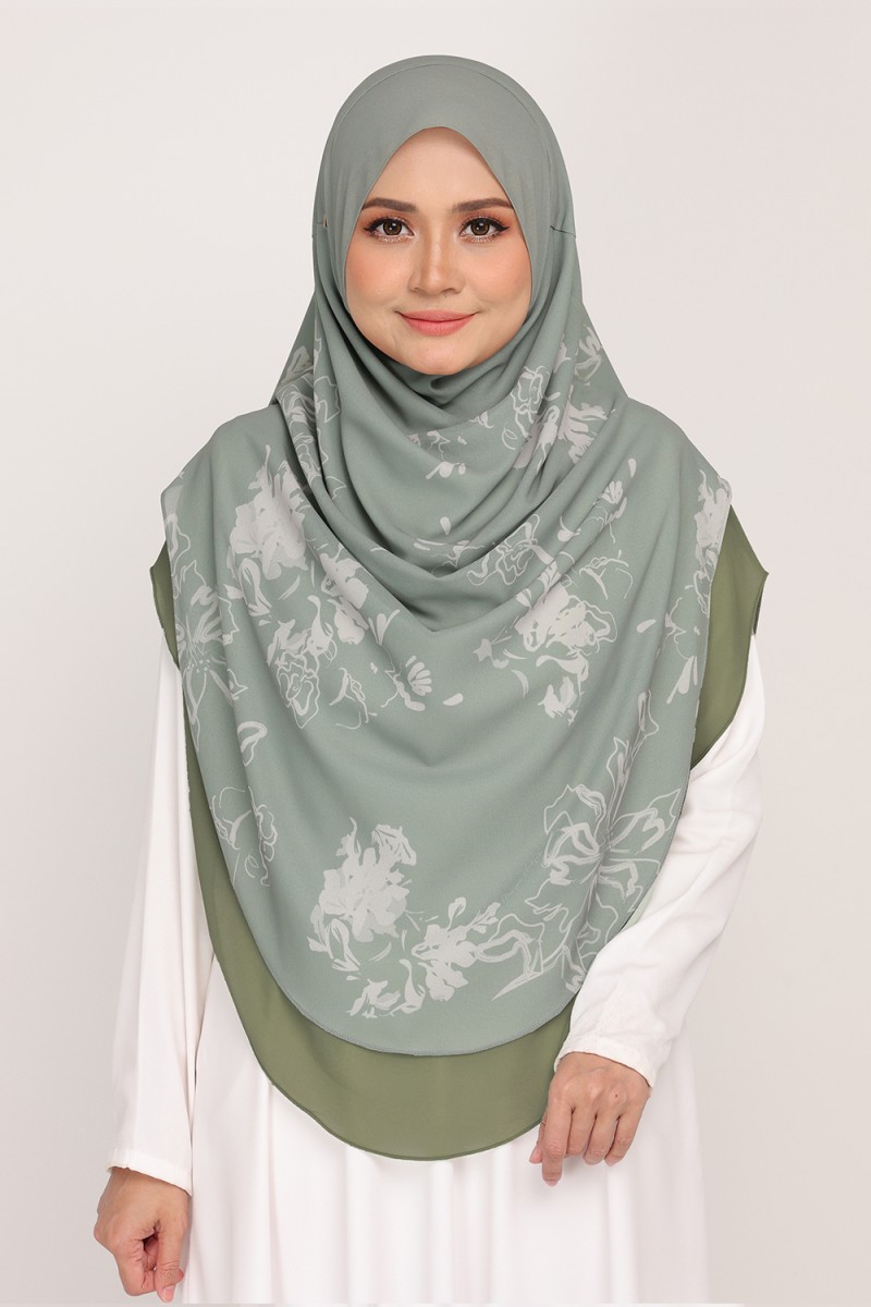 [AS-IS]-Umma Printed 2-Layer Mint Pistachio