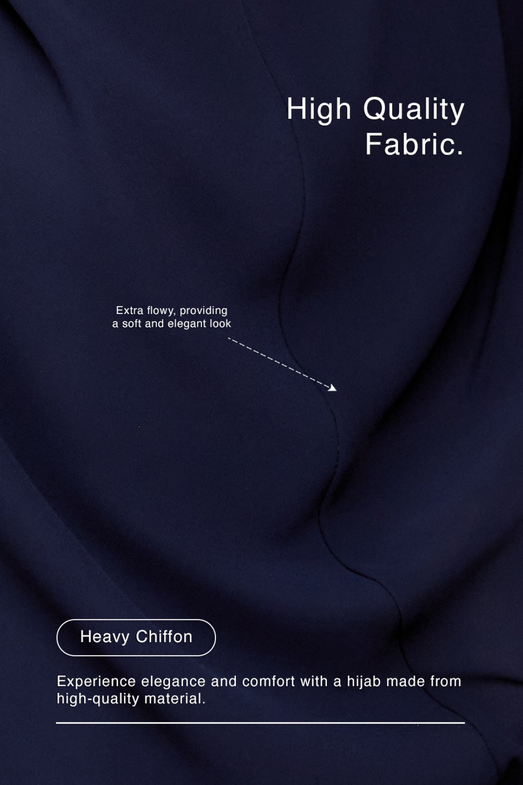 Khimar 2-Layer Ezrak Blue