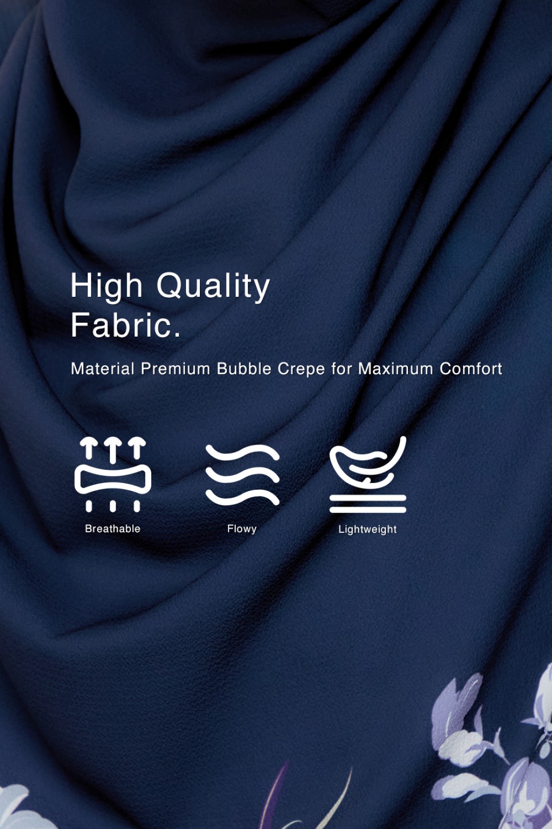 Umma Printed Budi Custom Blue