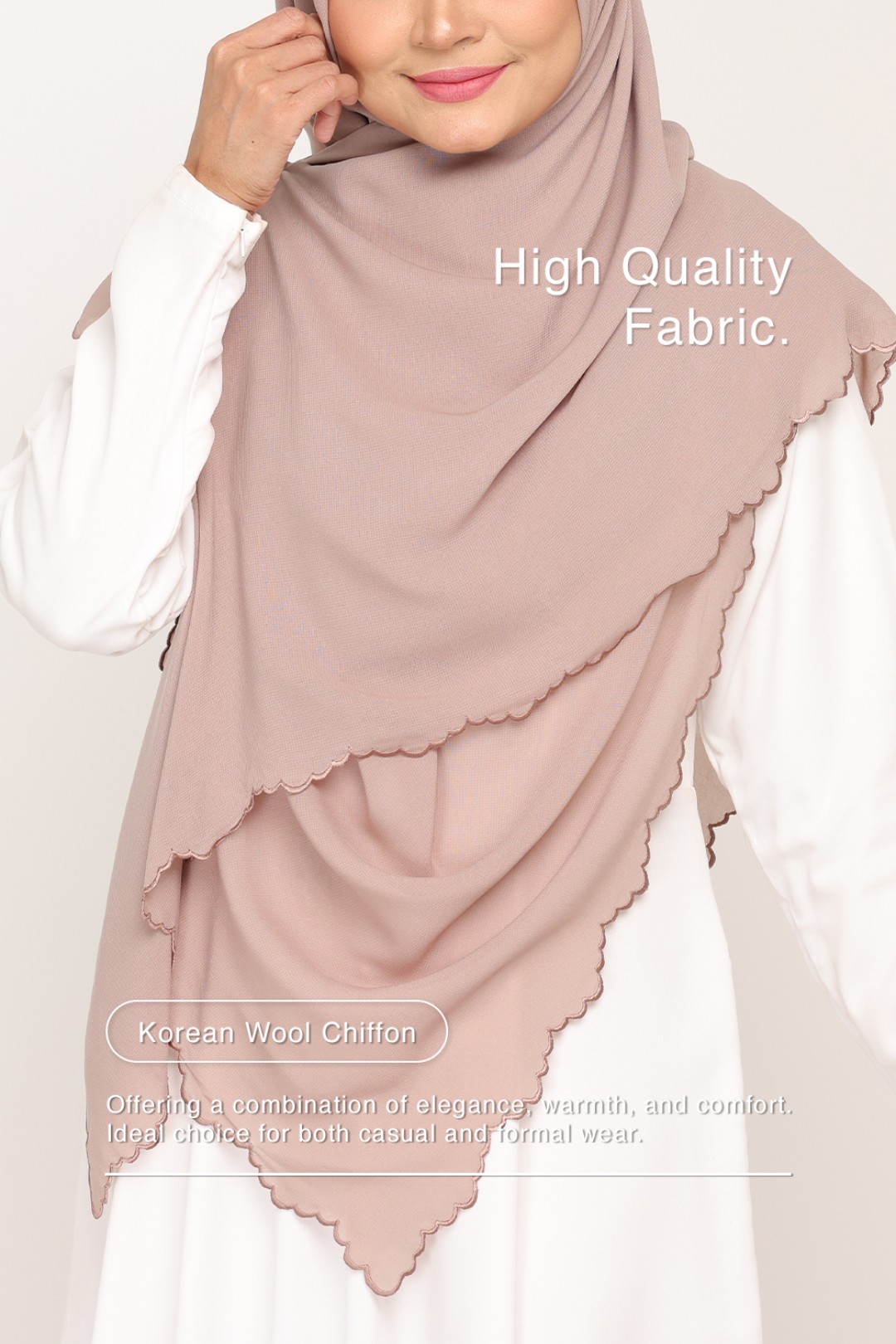 Bawal Sulam Preity White