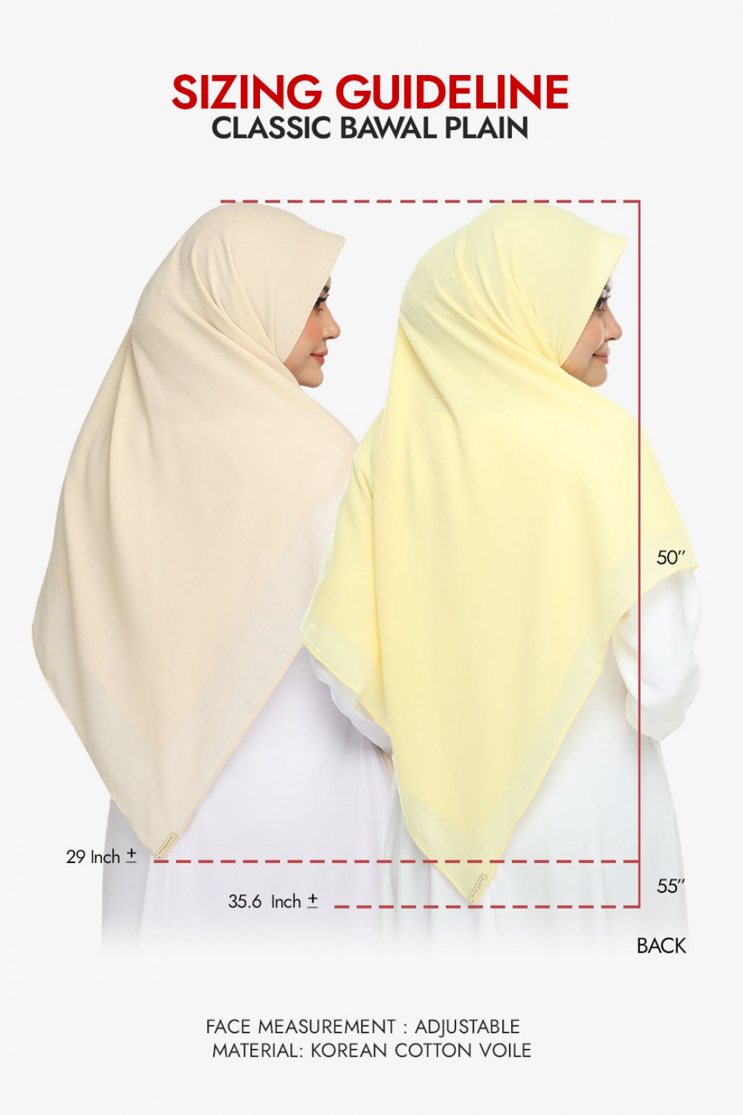 Classic Bawal Pastel Cream