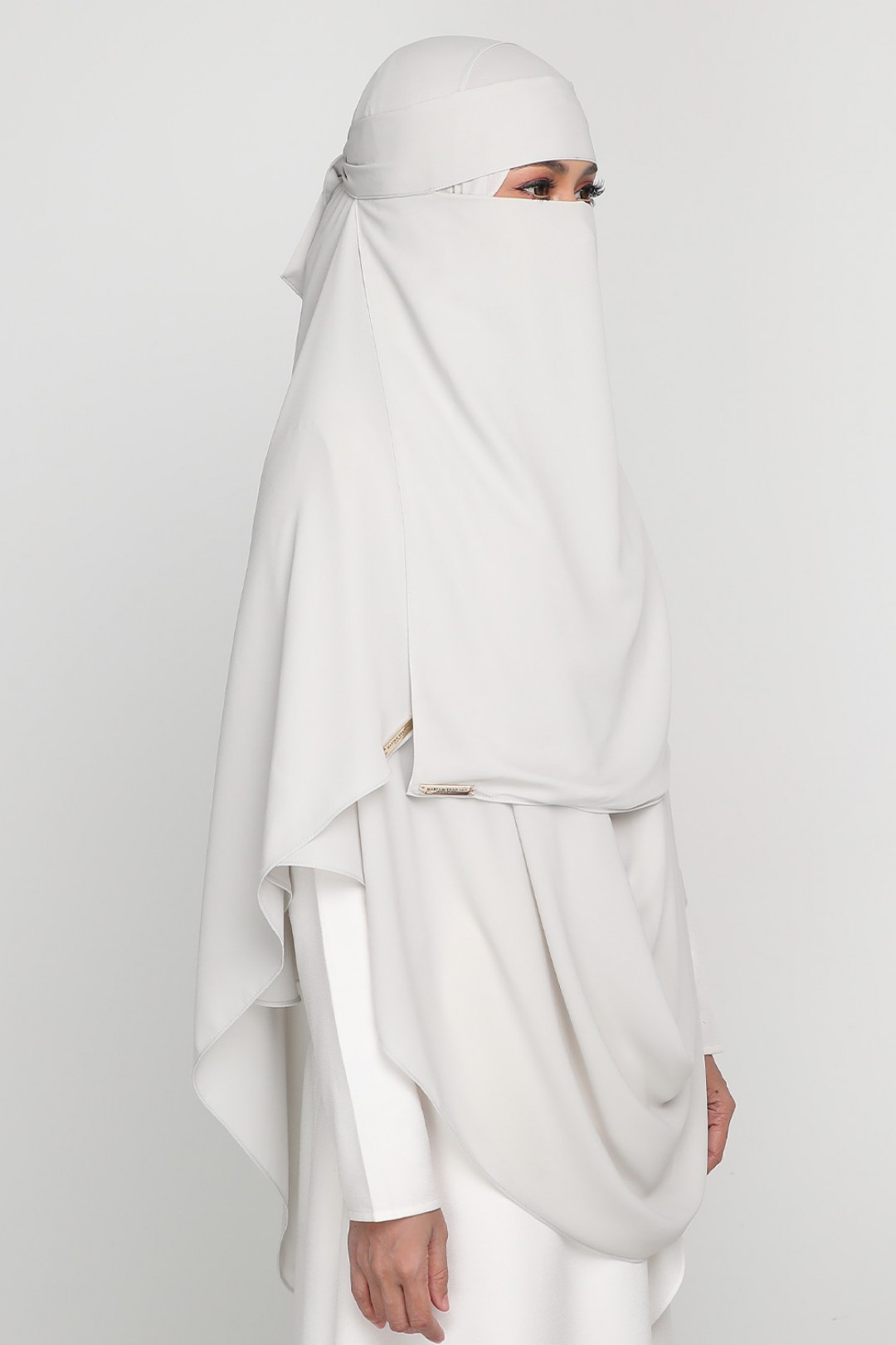 [AS-IS] - Niqab Soft Silver