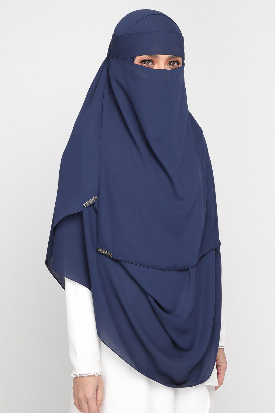 Niqab Denim Blue