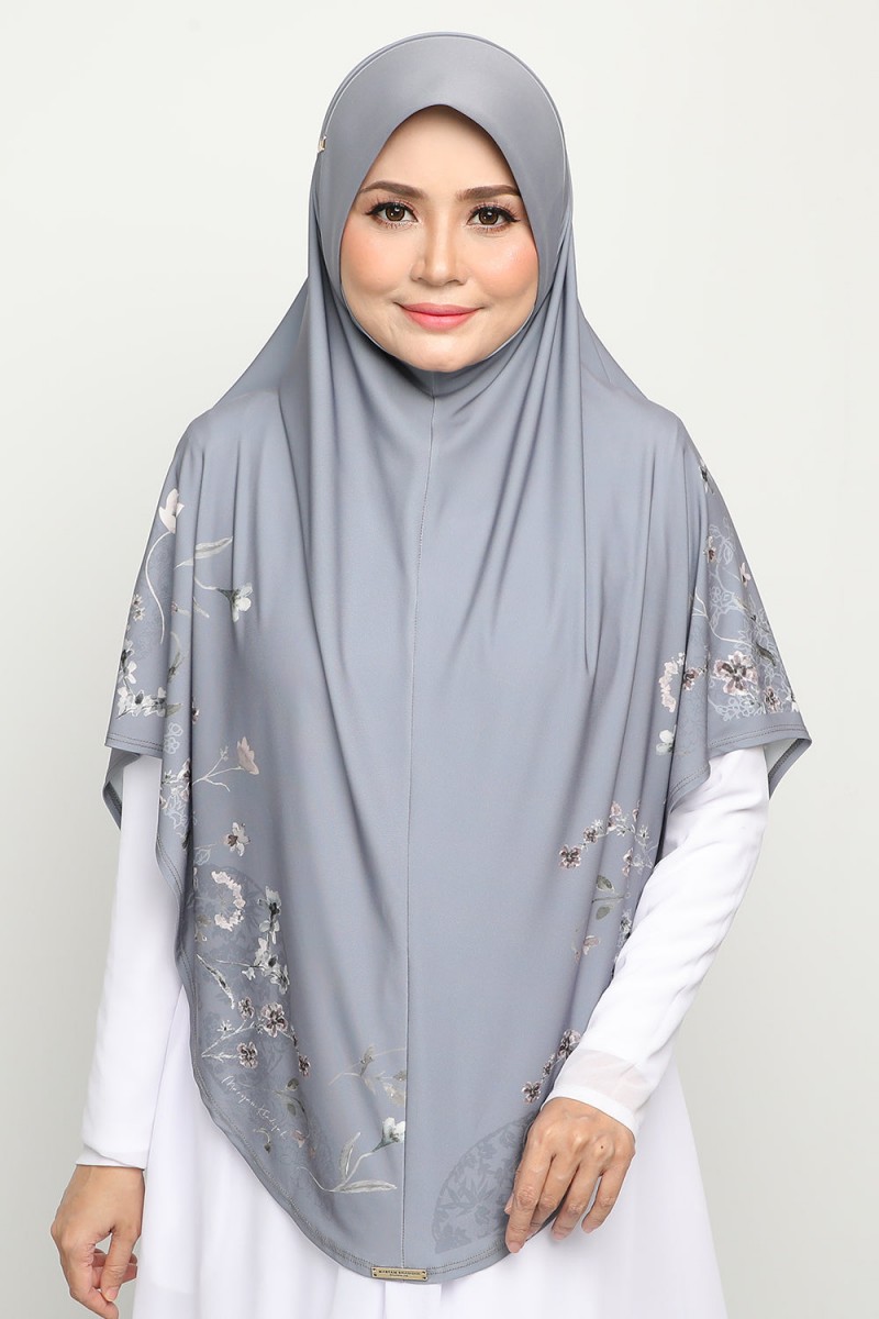 As-Is  Sarung Printed Najdiyyah Oslo Grey