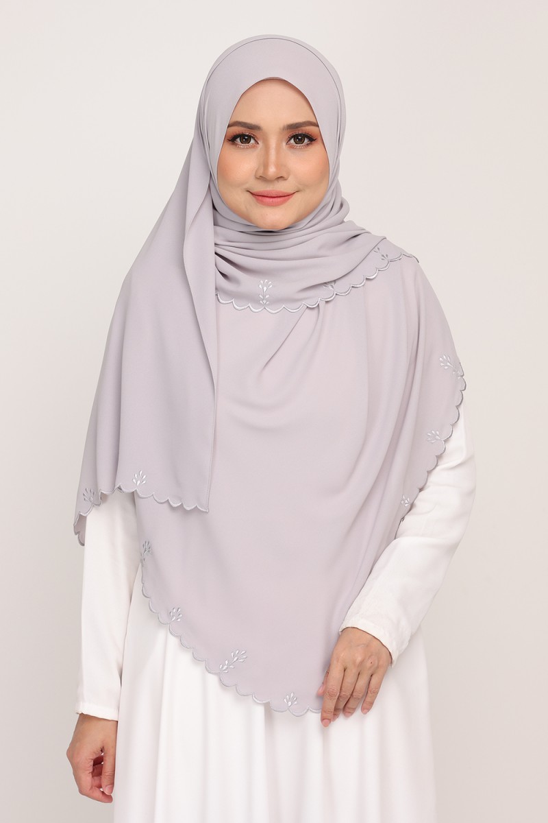 [AS-IS]- Shawl Sulam Platinum Ash
