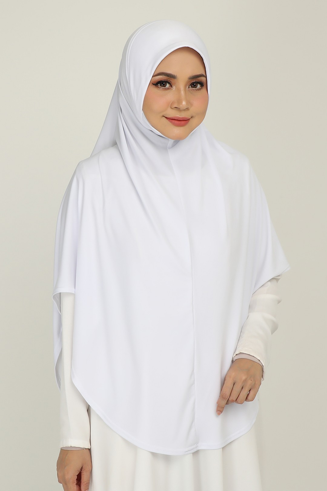 Sarung Hajira Awning Platinum White