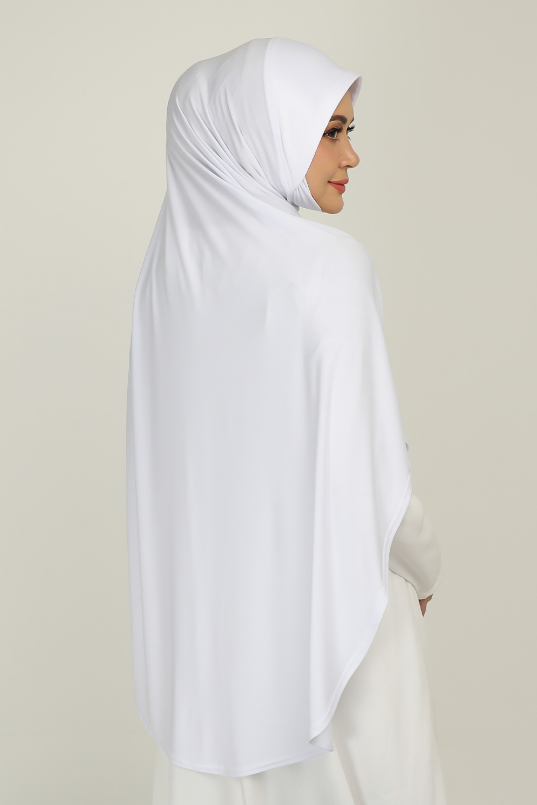Sarung Hajira Awning Platinum White