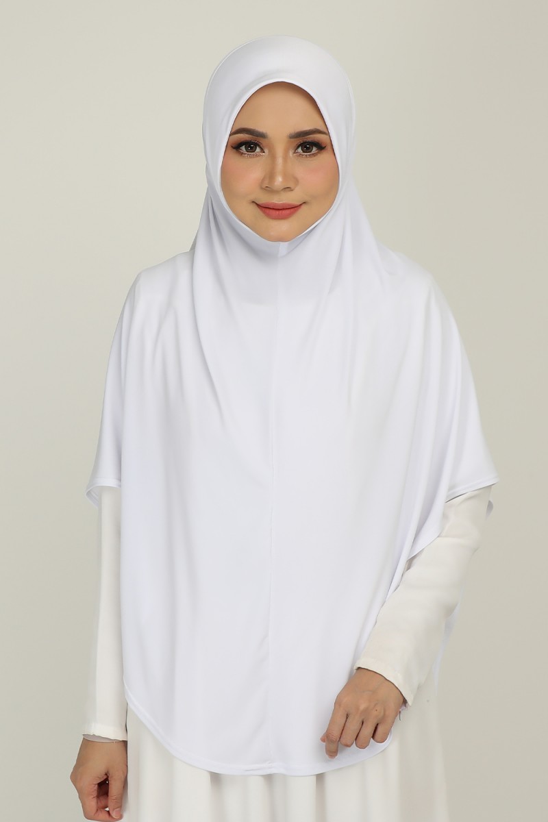 Sarung Hajira Awning Platinum White