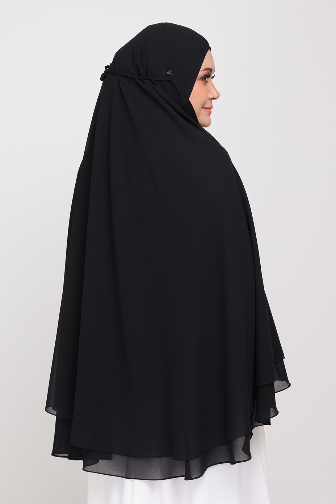 [AS-IS]-Mini Telekung Raudah Power Black