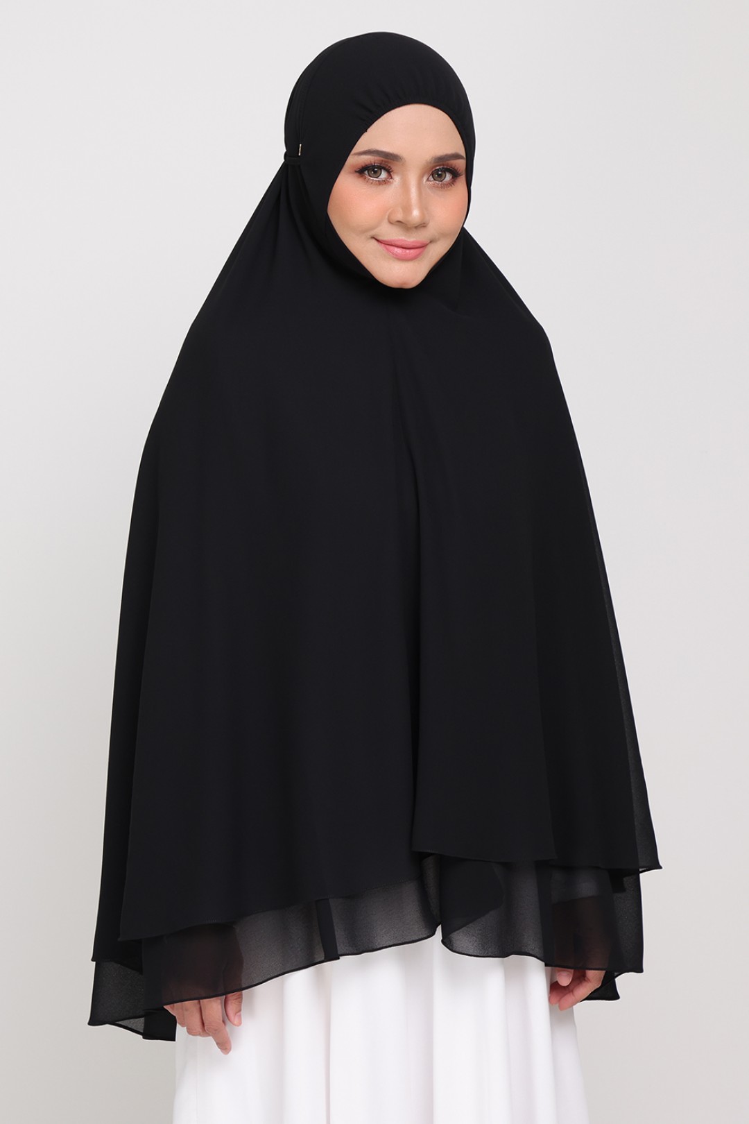 [AS-IS]-Mini Telekung Raudah Power Black