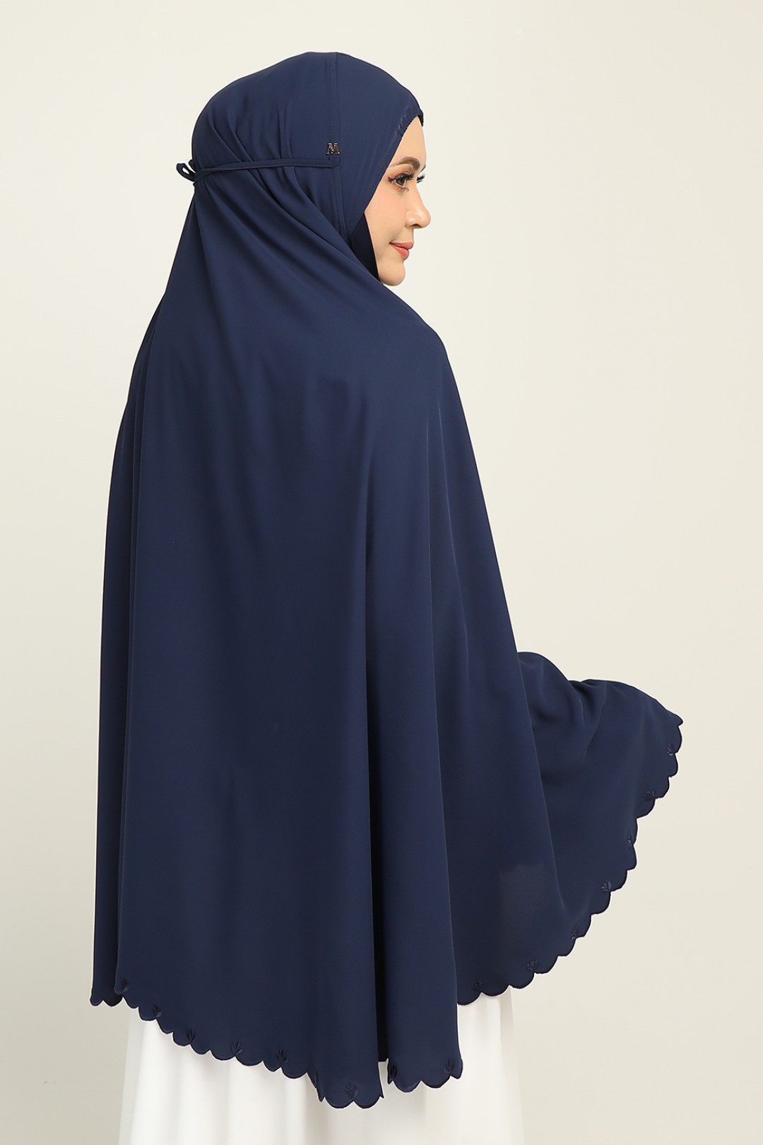 Mini Telekung Aminah Russian Blue